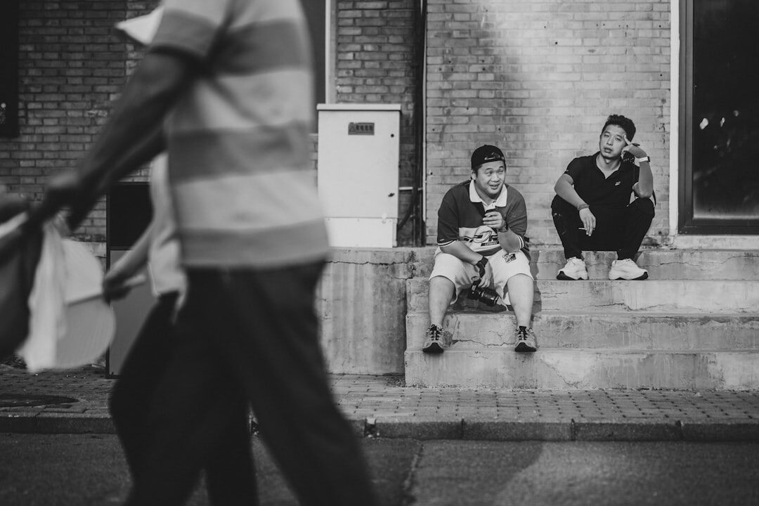 neighbors chatting on street