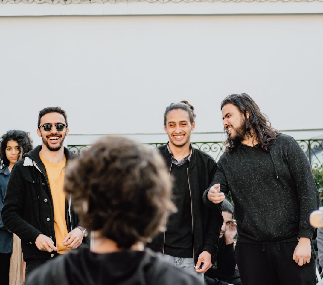 group of neighbors smiling